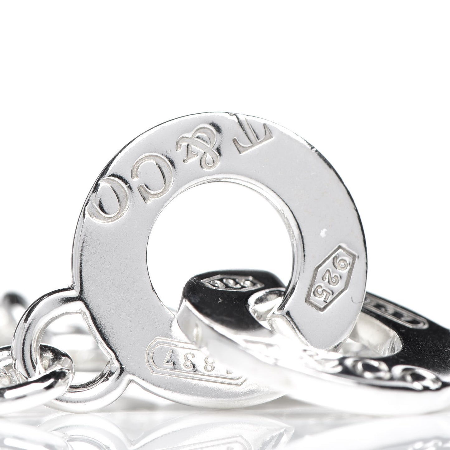 Sterling Silver 1837 Circle Clasp Bracelet