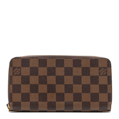 Louis Vuitton Damier Ebene Zippy Wallet Rose Ballerine 1 of 6