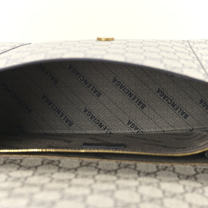Balenciaga X GUCCI GG Supreme Monogram Medium Hourglass Top Handle Bag Beige Ebony 5 of 8