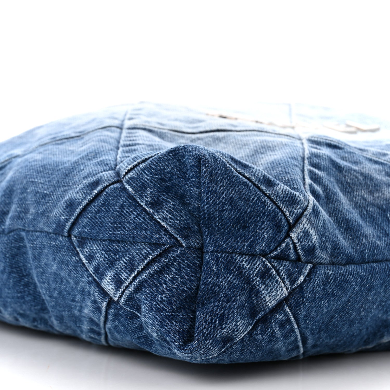 Chanel Denim Quilted Small Chanel 22 Blue 10 of 12