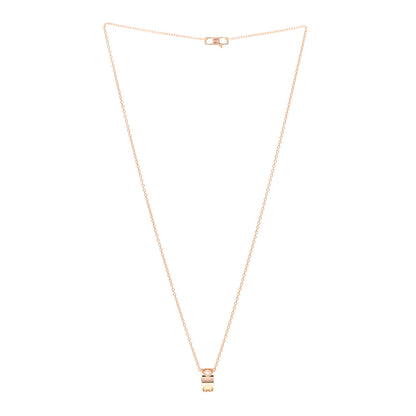 Louis Vuitton 18K Pink Gold Diamond Empreinte Pendant Necklace 3 of 4