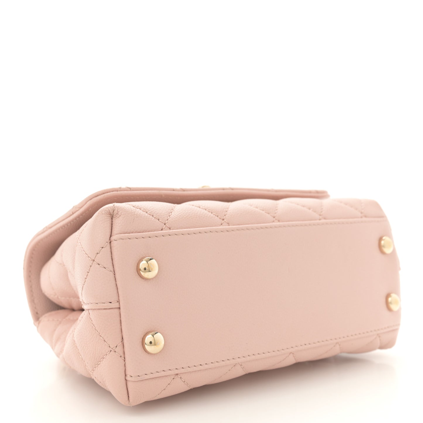 Caviar Quilted Extra Mini Coco Handle Flap Light Pink