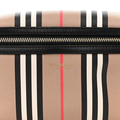 Burberry E-Canvas Icon Stripe Sonny Bum Bag Archive Beige 7 of 12