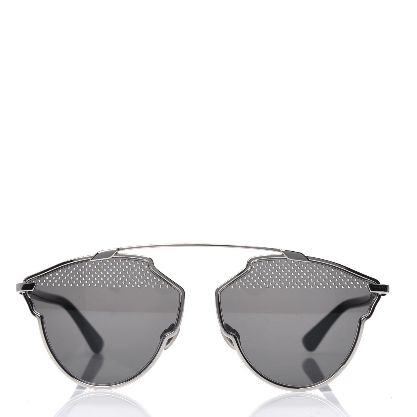 Metal Studded So Real Sunglasses Black
