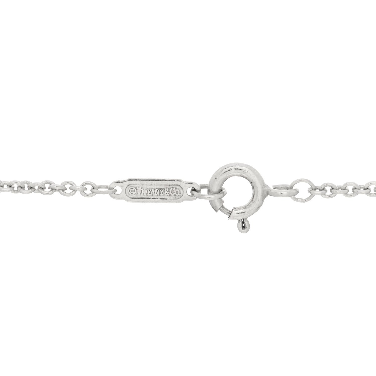 Tiffany Sterling Silver 1837 Interlocking Circles Pendant Necklace 3 of 3