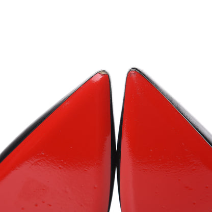 Christian Louboutin Shiny Nappa Apostrophy 100 Pumps 40 Black 9 of 17
