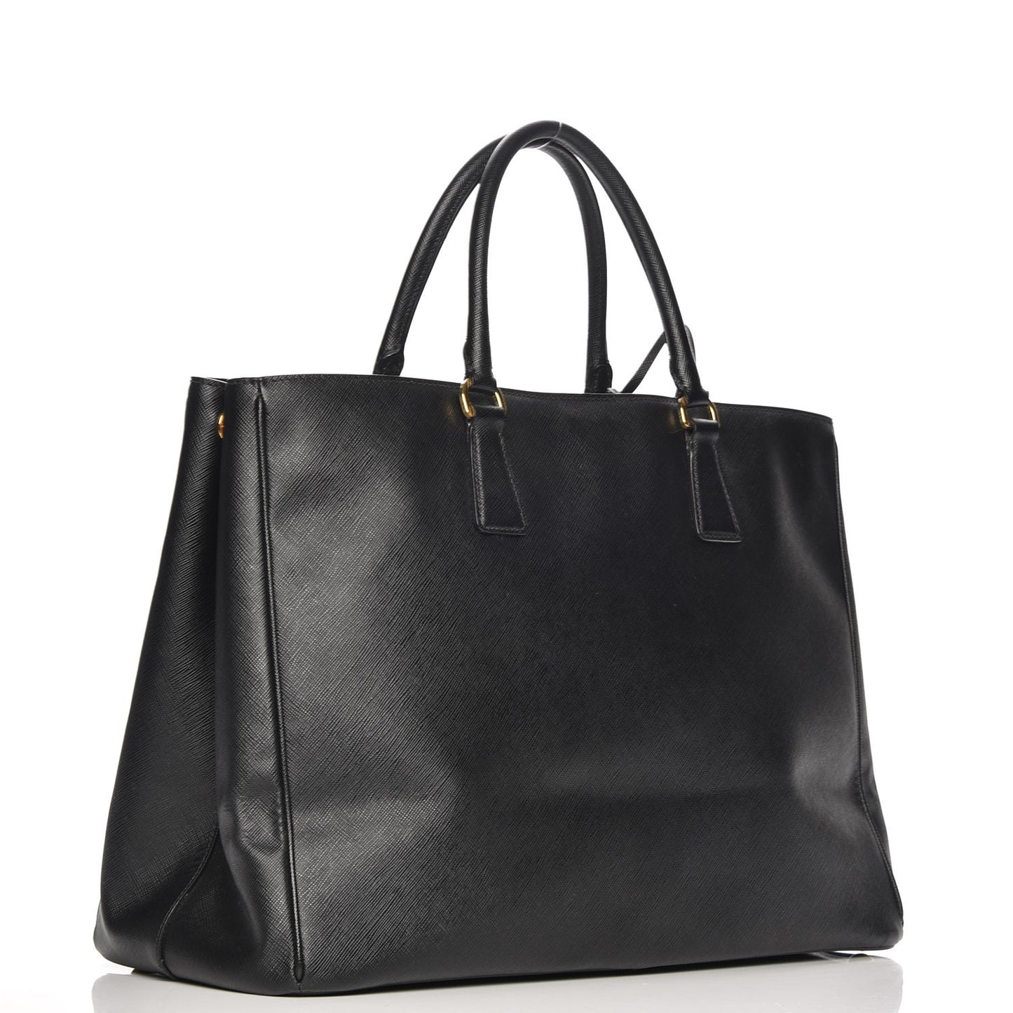 Saffiano Lux Extra Large Tote Black
