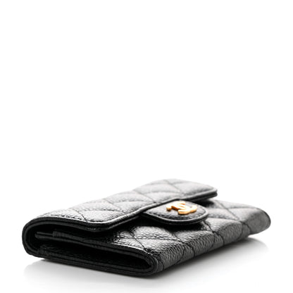 Chanel Caviar Quilted Flap Card Holder Black 4 of 8