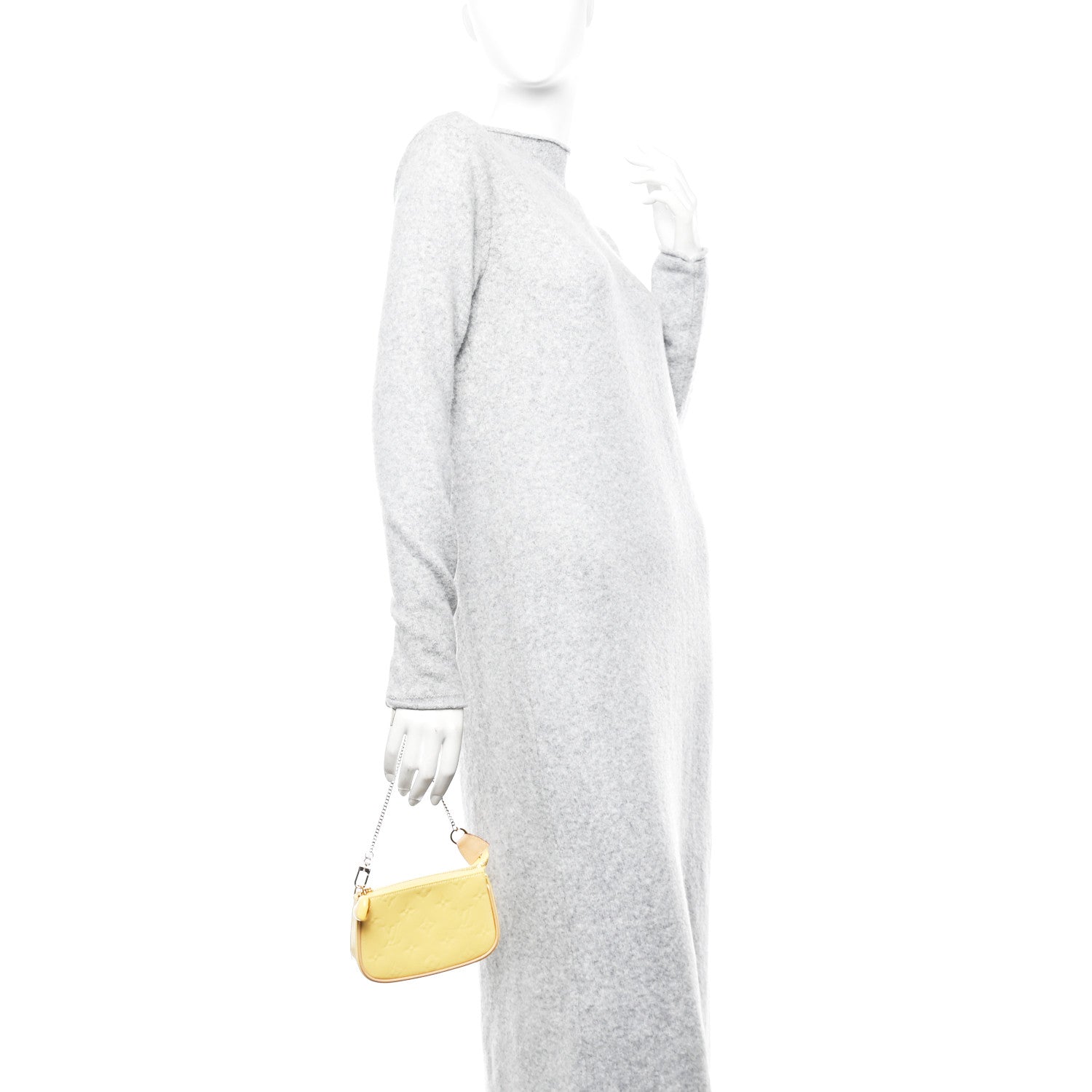 Louis Vuitton Metallic Vernis Valentine Mini Pochette Accessories Banana Fizz 2 of 10