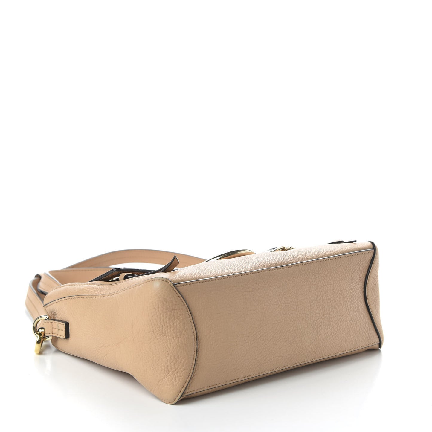 Calfskin Small Faye Day Shoulder Bag Blush Nude