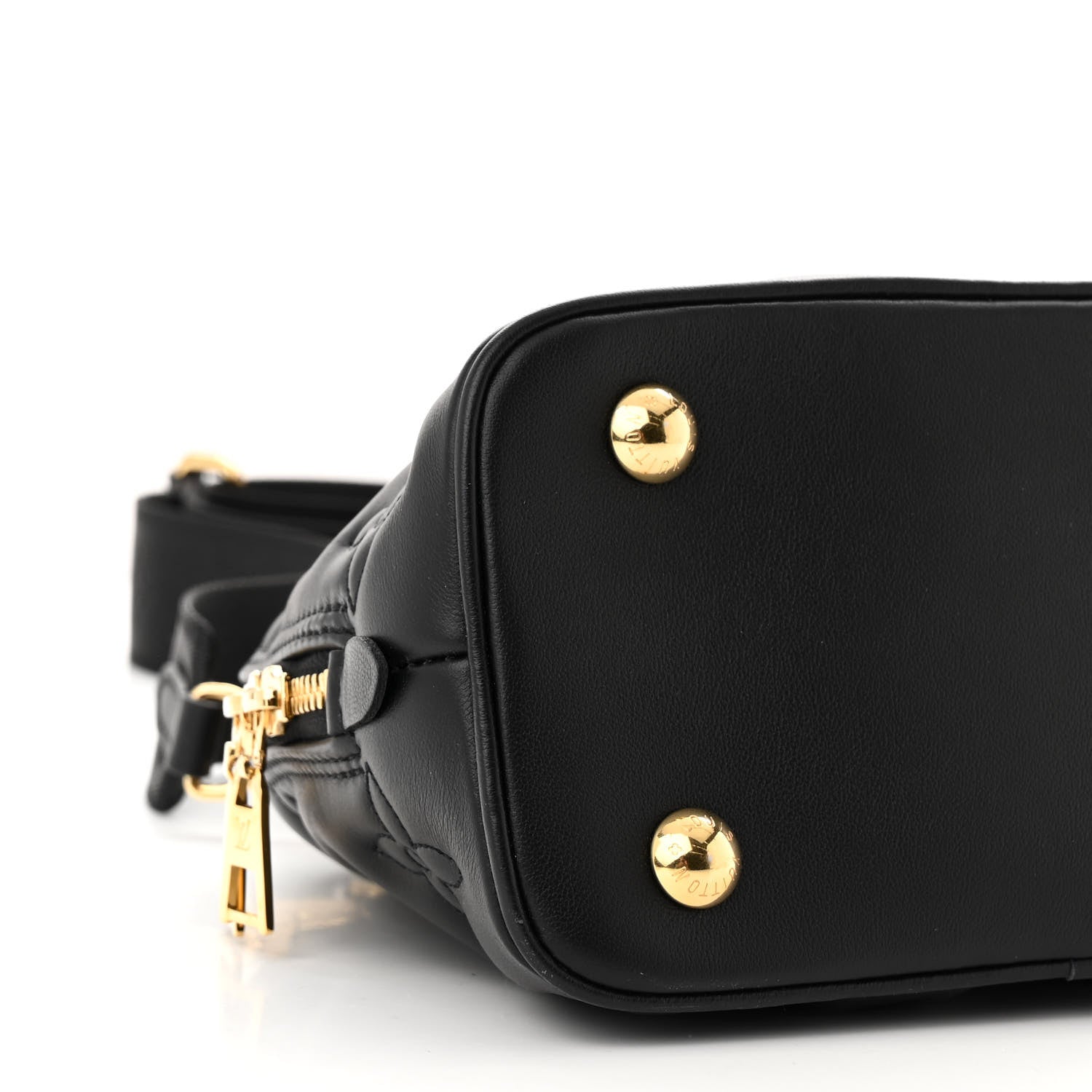 Louis Vuitton Calfskin Bubblegram Alma BB Black 8 of 9