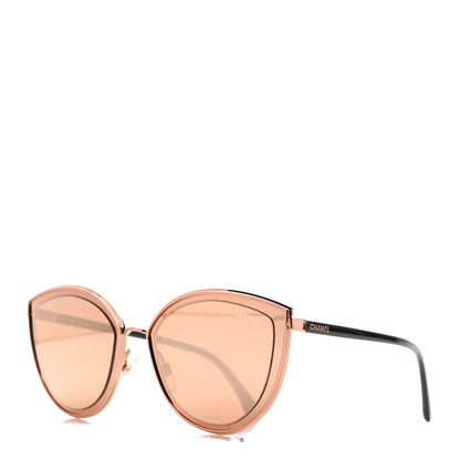 Chanel Metal Cat Eye Sunglasses 4222 Light Pink 1 of 9