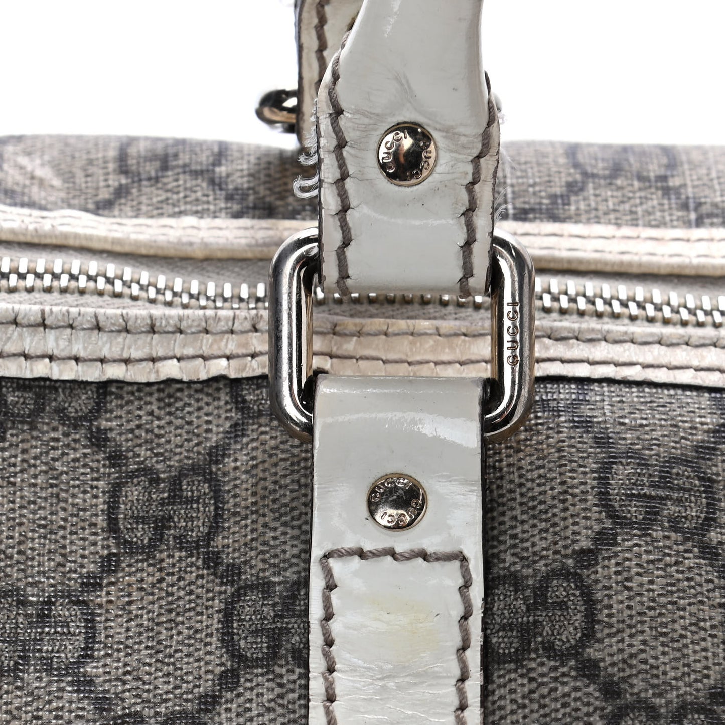 GG Plus Monogram Medium Joy Boston Off White