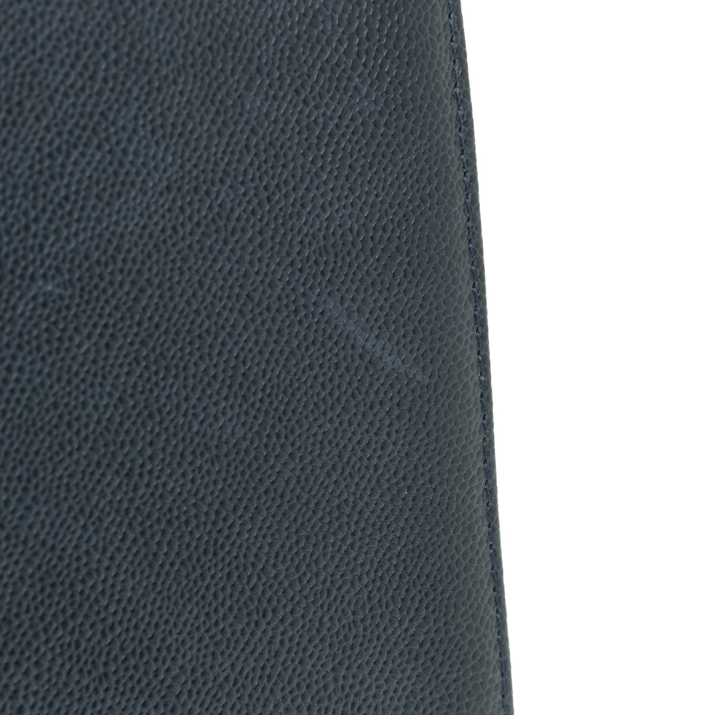 Caviar Quilted Large Boy Flap Blue