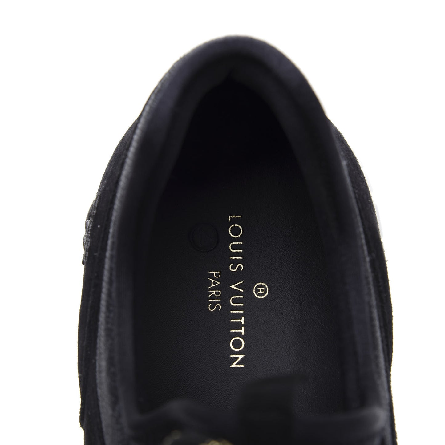 Metallic Patent Suede Run Away Sneakers 9.5 Black Gold
