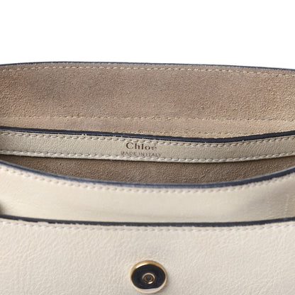 Chloe Calfskin Small Hudson Shoulder Bag Lace White 5 of 11
