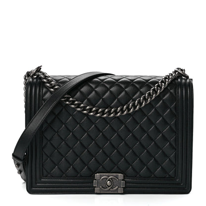 Chanel Caviar Quilted Large Boy Flap Black 1 of 12