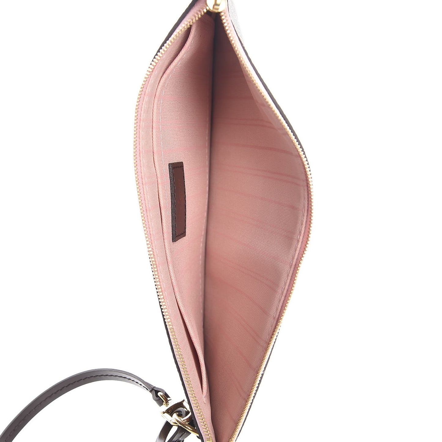 Damier Ebene Neverfull MM GM Pochette Rose Ballerine