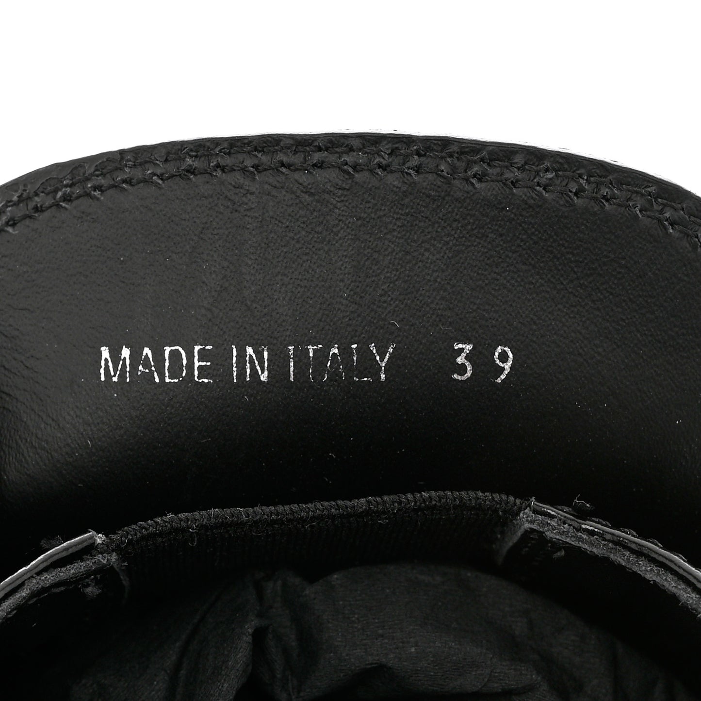 Spazzolato Metal Triangle Logo 50mm Loafers 39 Black