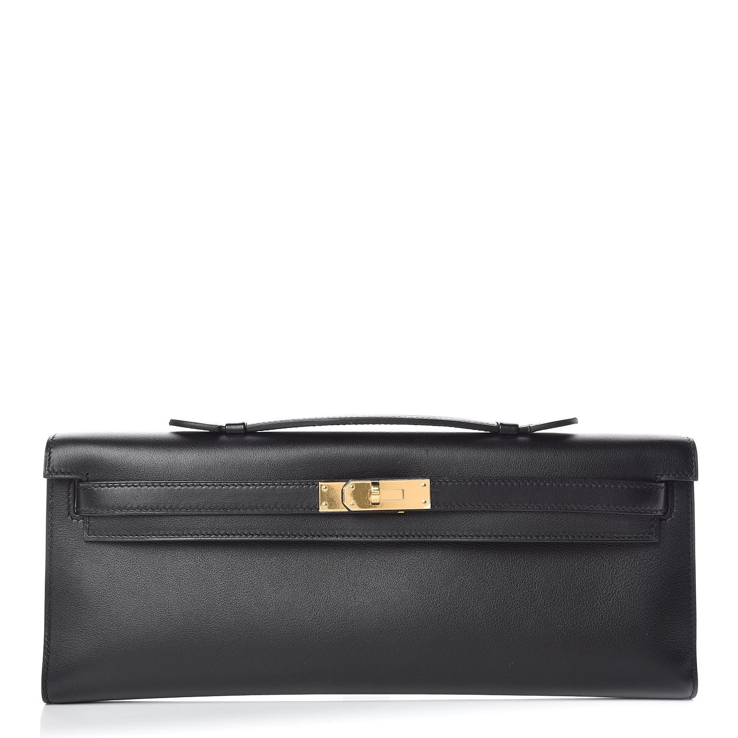 Swift Kelly Cut Clutch Pochette Black