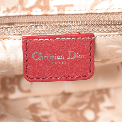 Christian Dior Calfskin Medium Detective Satchel Red 6 of 13