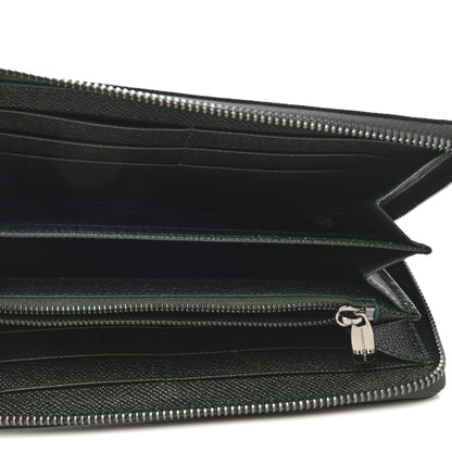 Dolce & Gabbana Dauphine Zip Around Wallet Dark Green 4 of 6