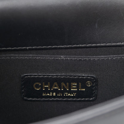 Chanel Lambskin Quilted Small Boy Flap Black 6 of 14