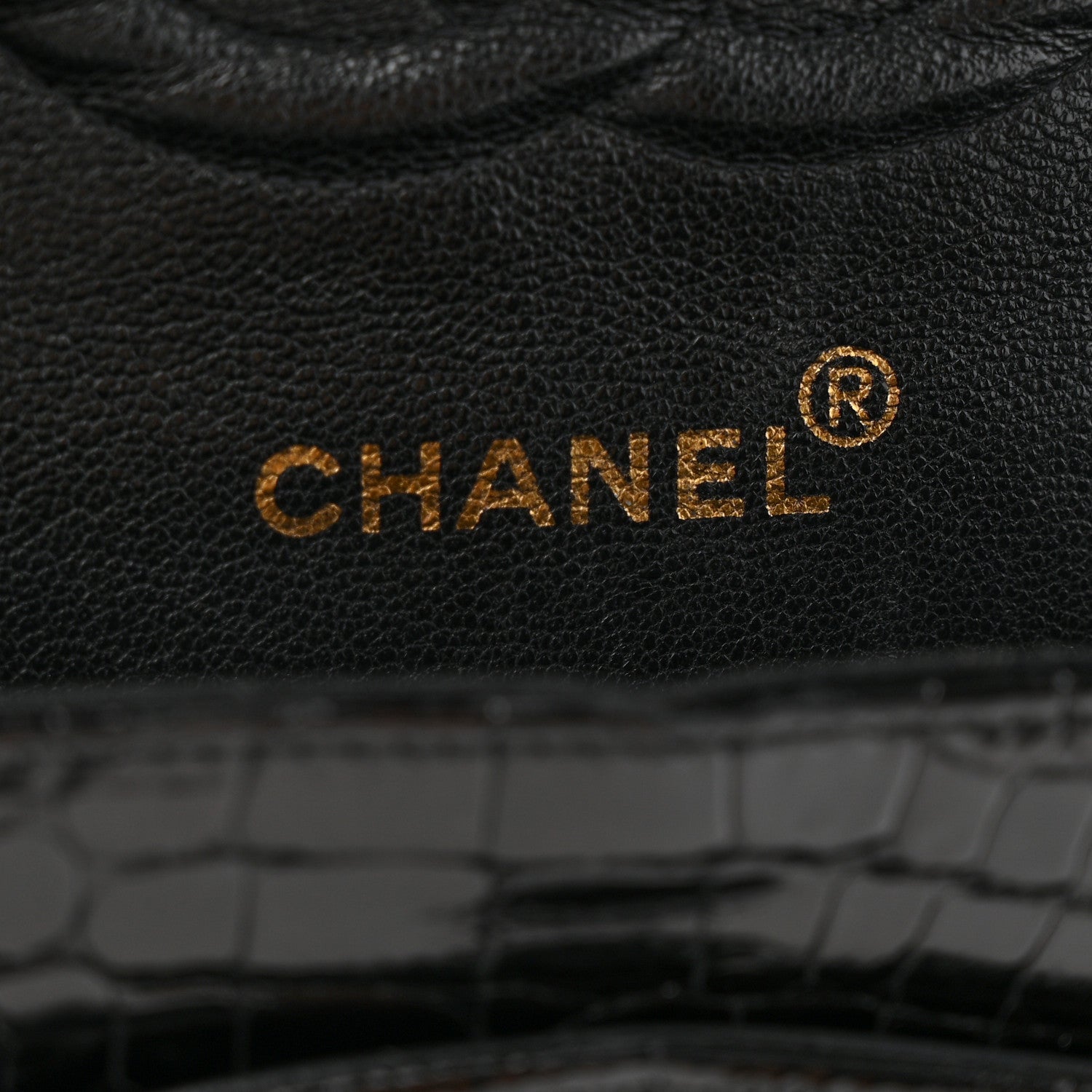 Chanel Alligator Medium Double Flap Black 6 of 15
