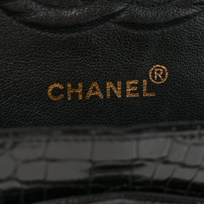 Chanel Alligator Medium Double Flap Black 6 of 15