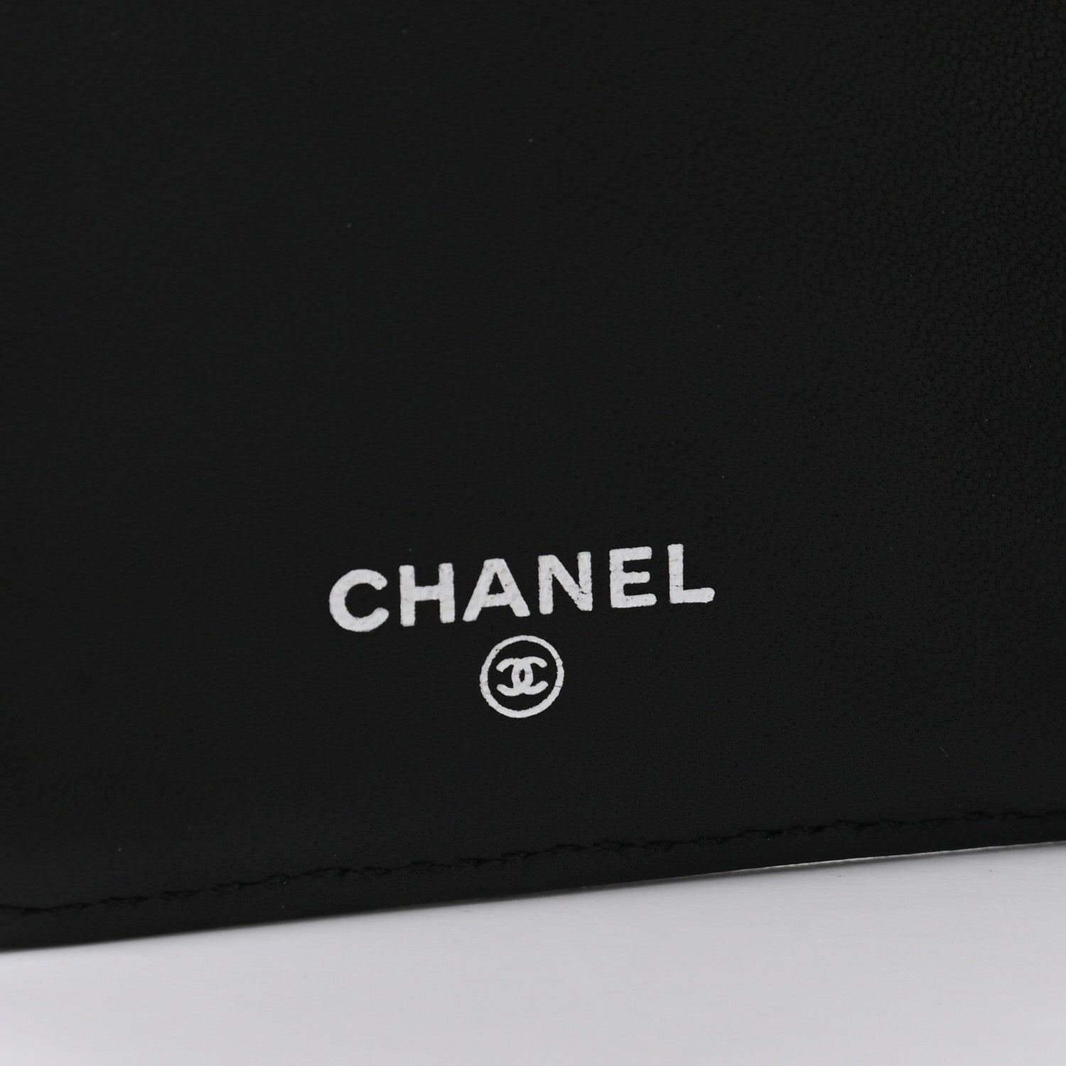 Chanel Lambskin Quilted Yen Wallet Black 6 of 11