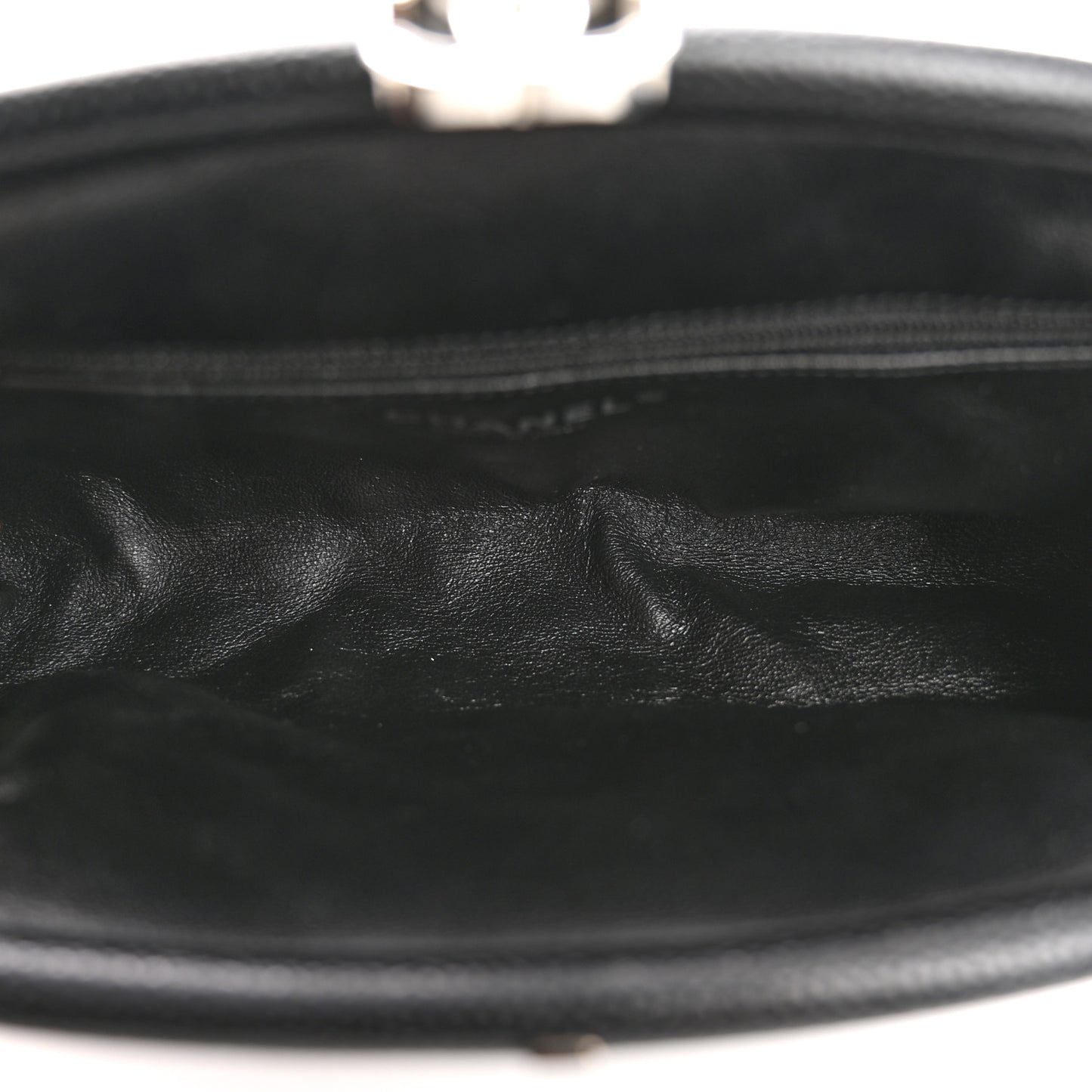 Caviar Quilted Timeless Clutch Black