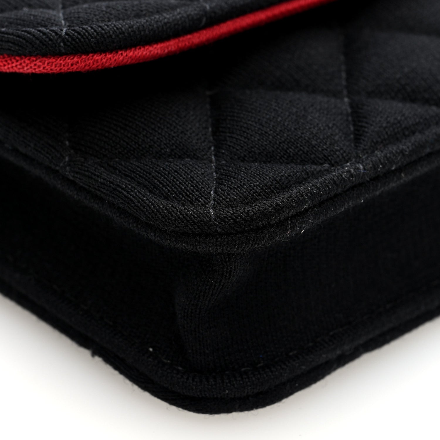 Chanel Jersey Quilted Micro Mini Flap Black 10 of 11