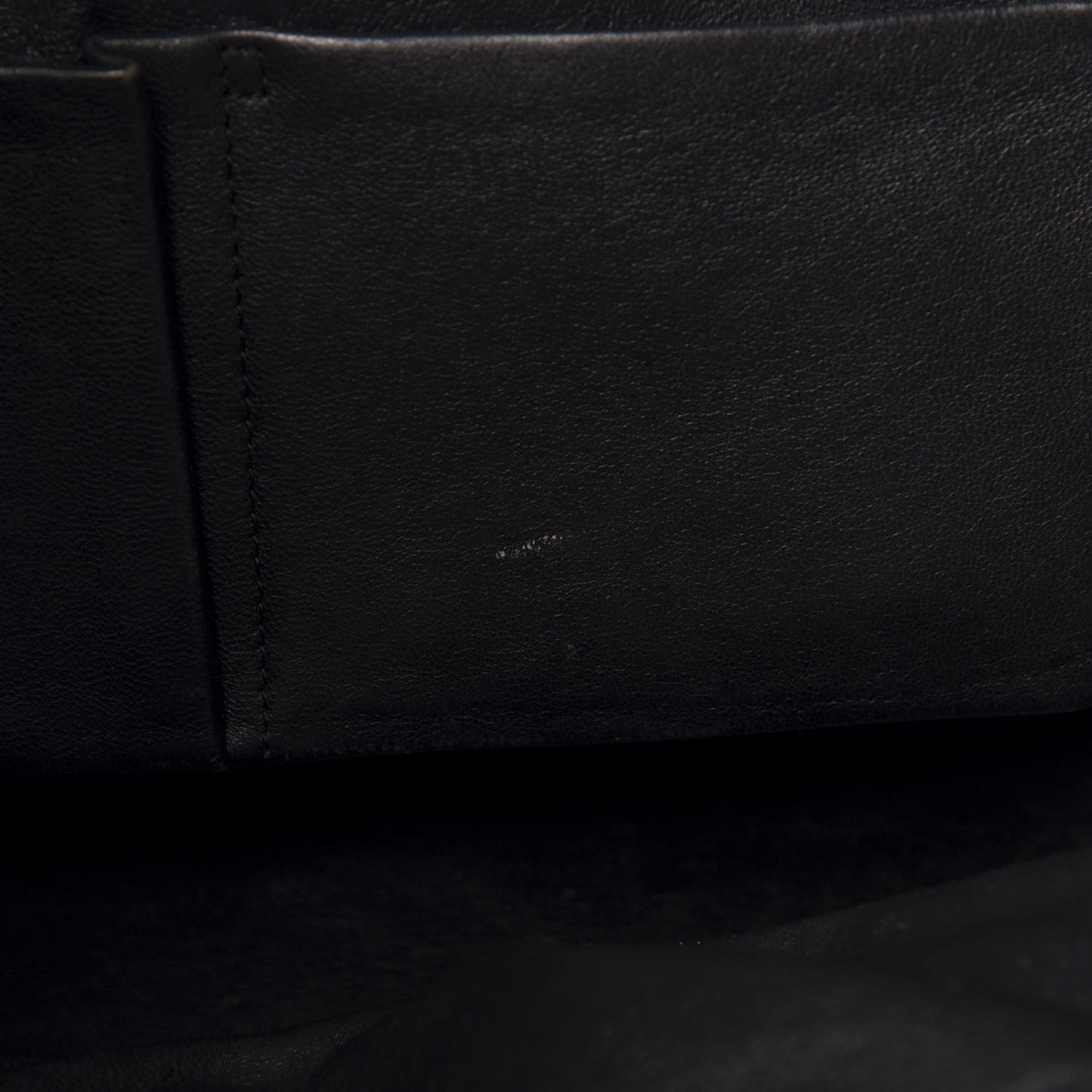 Smooth Calfskin Mini Luggage Black