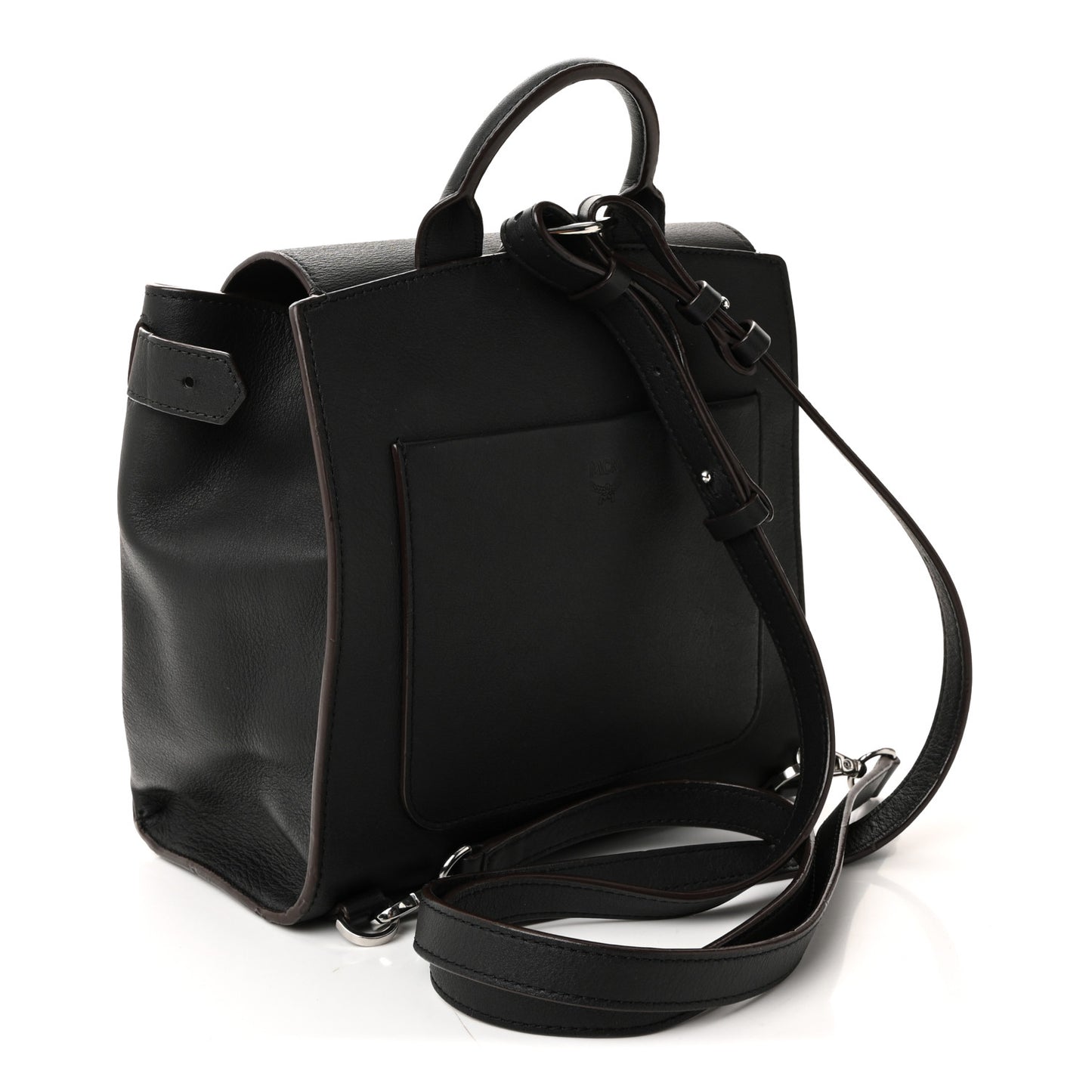 Calfskin Ottomar Monogram Essential Small Backpack Black