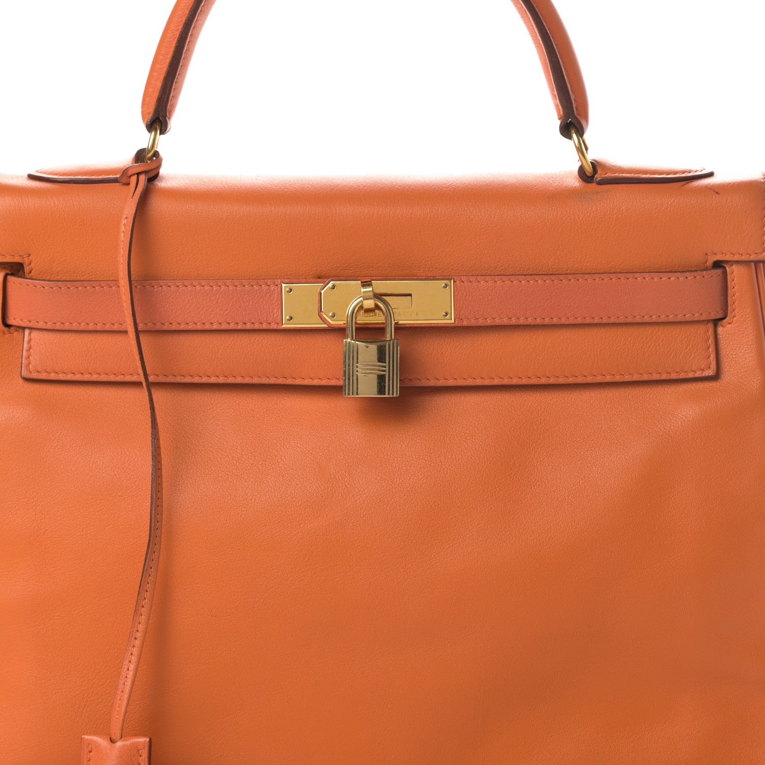 Hermes Gulliver Kelly Retourne 32 Orange 8 of 23