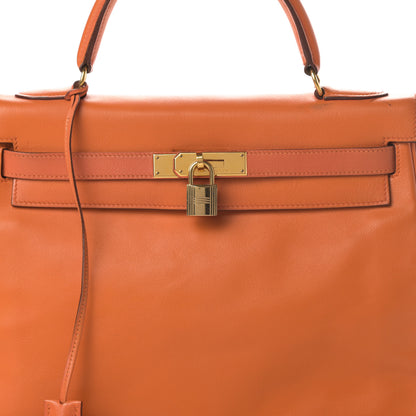 Hermes Gulliver Kelly Retourne 32 Orange 8 of 23