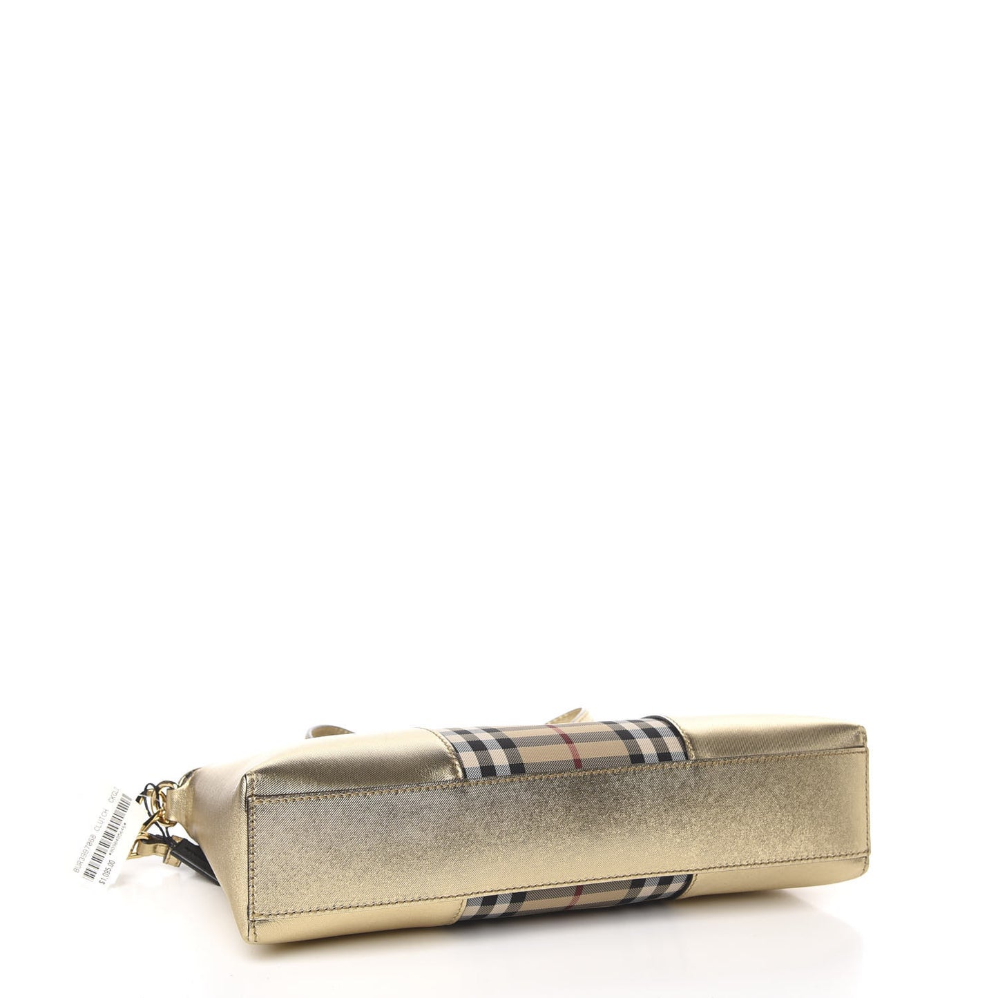 Horseferry Check Small Chichester Crossbody Clutch Bag Honey Gold