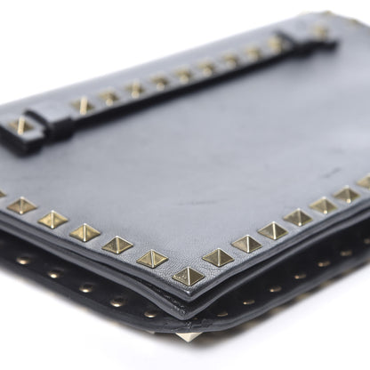 Valentino Garavani Nappa Rockstud Wristlet Clutch Black 5 of 9