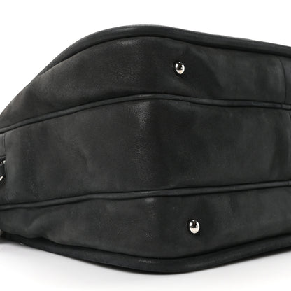 Chanel Iridescent Calfskin Quilted Relax CC Camera Case Black 17 of 19