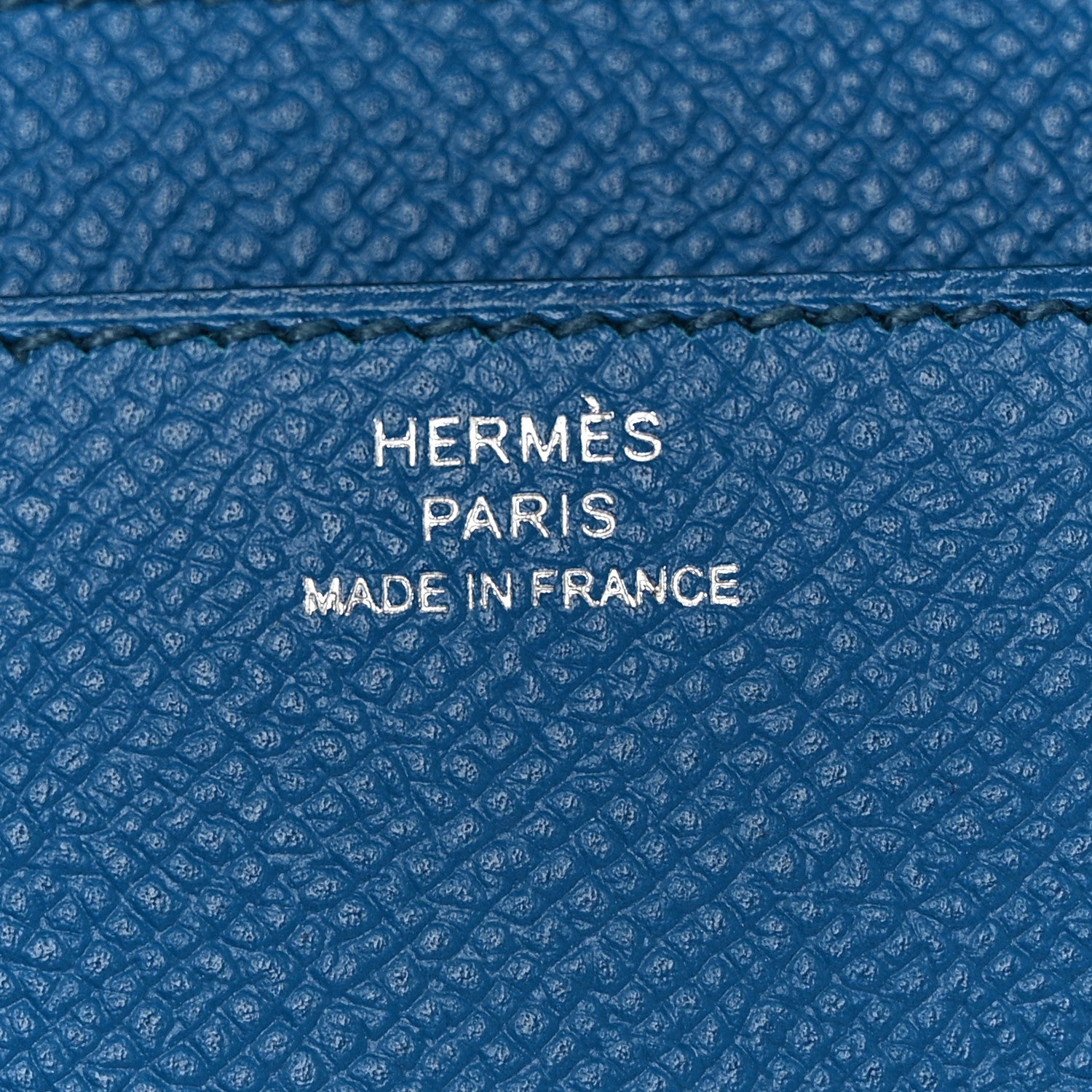 Hermes Epsom Constance Long Wallet Bleu Izmir 6 of 12