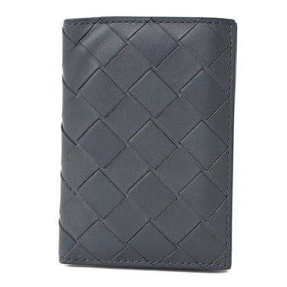 Bottega Veneta Nappa Maxi Intrecciato Bi-Fold Card Holder Thunder 1 of 9