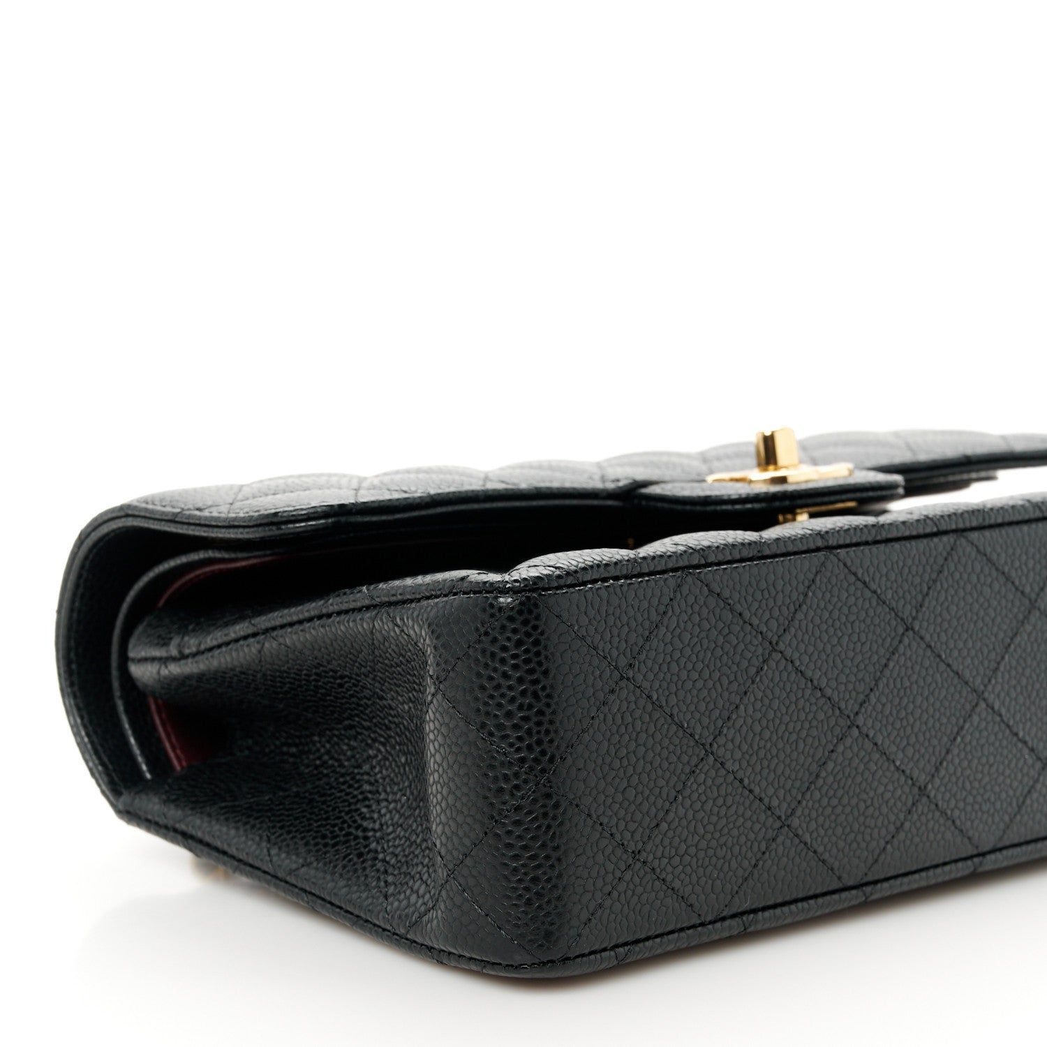 Chanel Caviar Quilted Small Double Flap Black 10 of 12