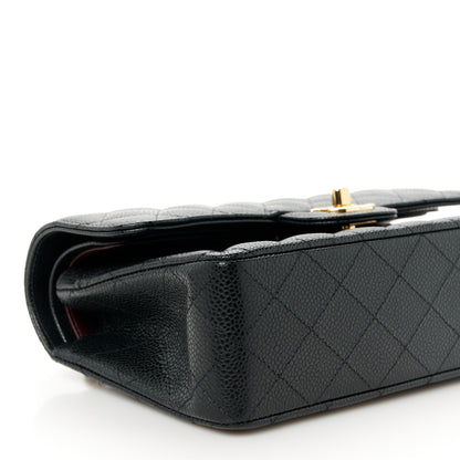 Chanel Caviar Quilted Small Double Flap Black 10 of 12