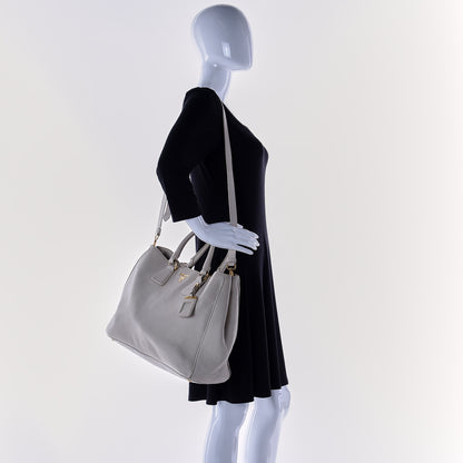 Prada Vitello Daino Tote Sabbia 3 of 20