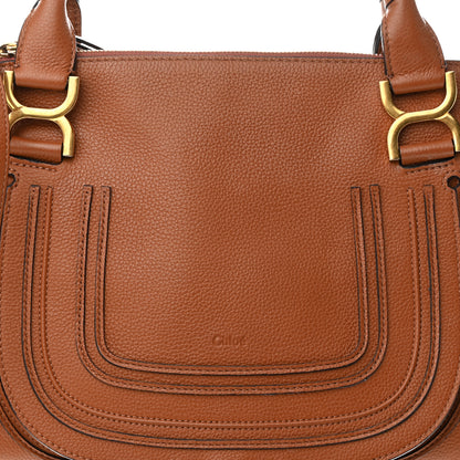 Chloe Calfskin Medium Marcie Satchel Tan 7 of 10