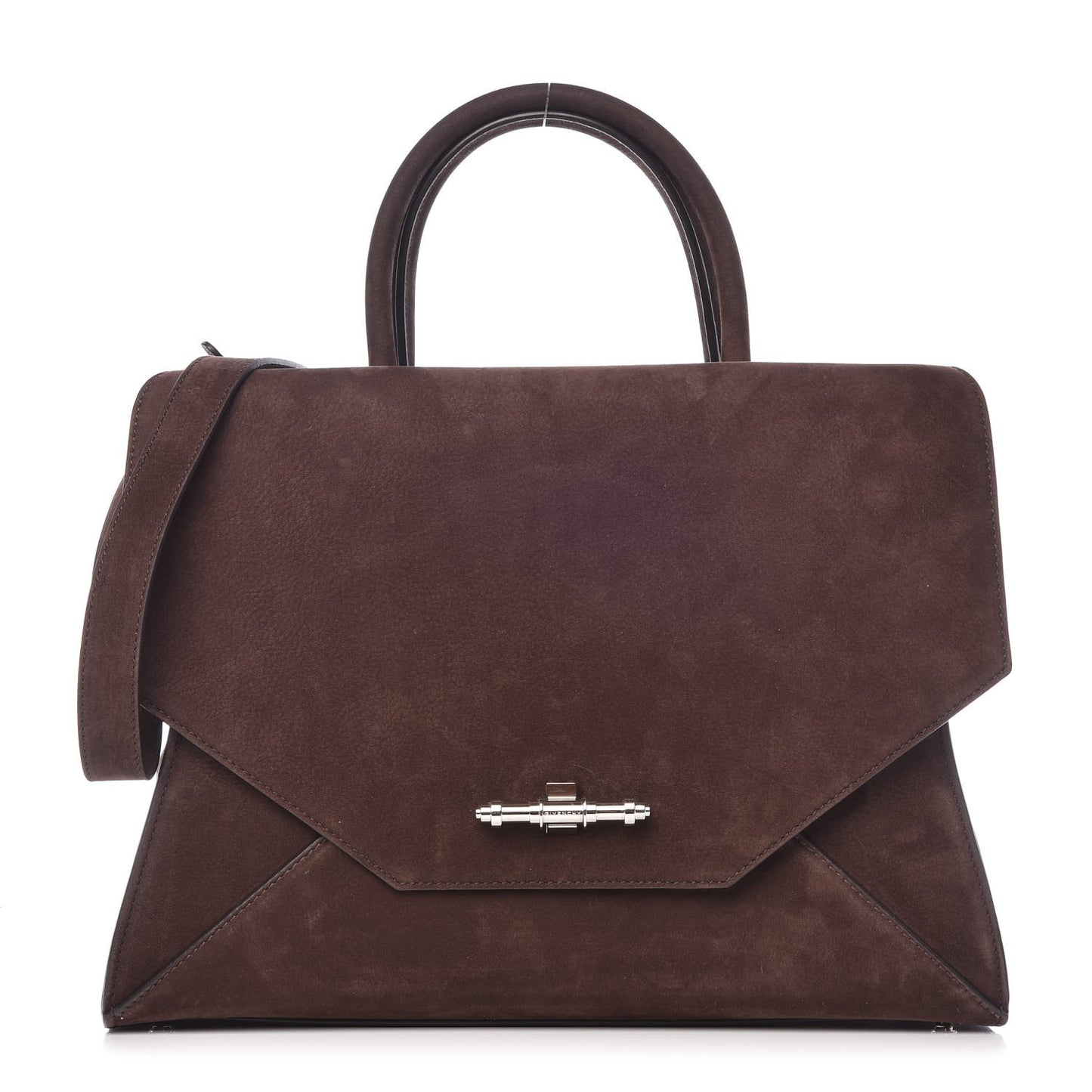 Suede Medium Obsedia Satchel Brown