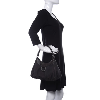 Gucci Monogram D Ring Hobo Dark Brown 2 of 12