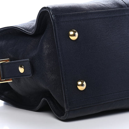 Saint Laurent Sheepskin Small Cabas ChYc Navy 7 of 8