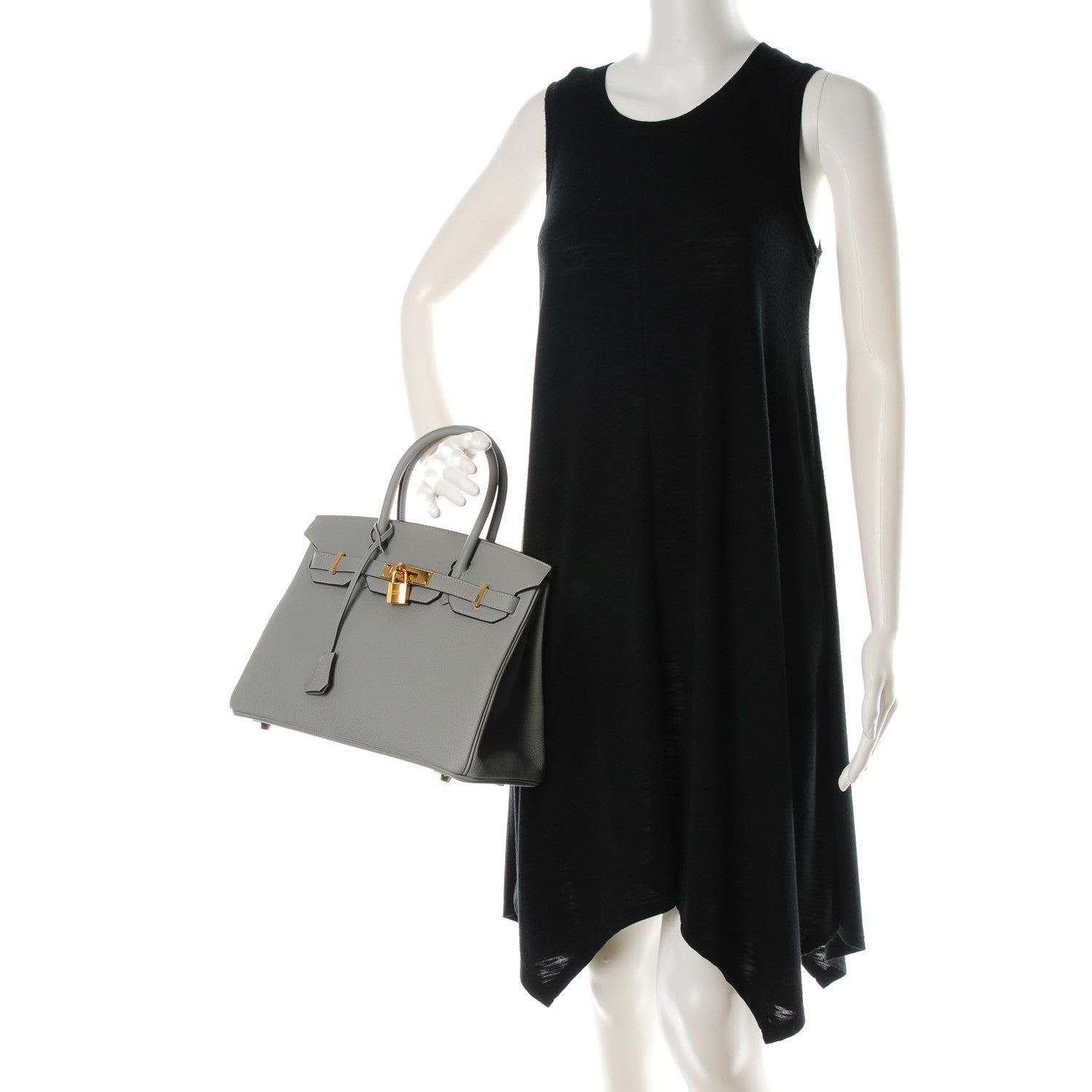 Hermes Togo Birkin 30 Gris Mouette 2 of 25