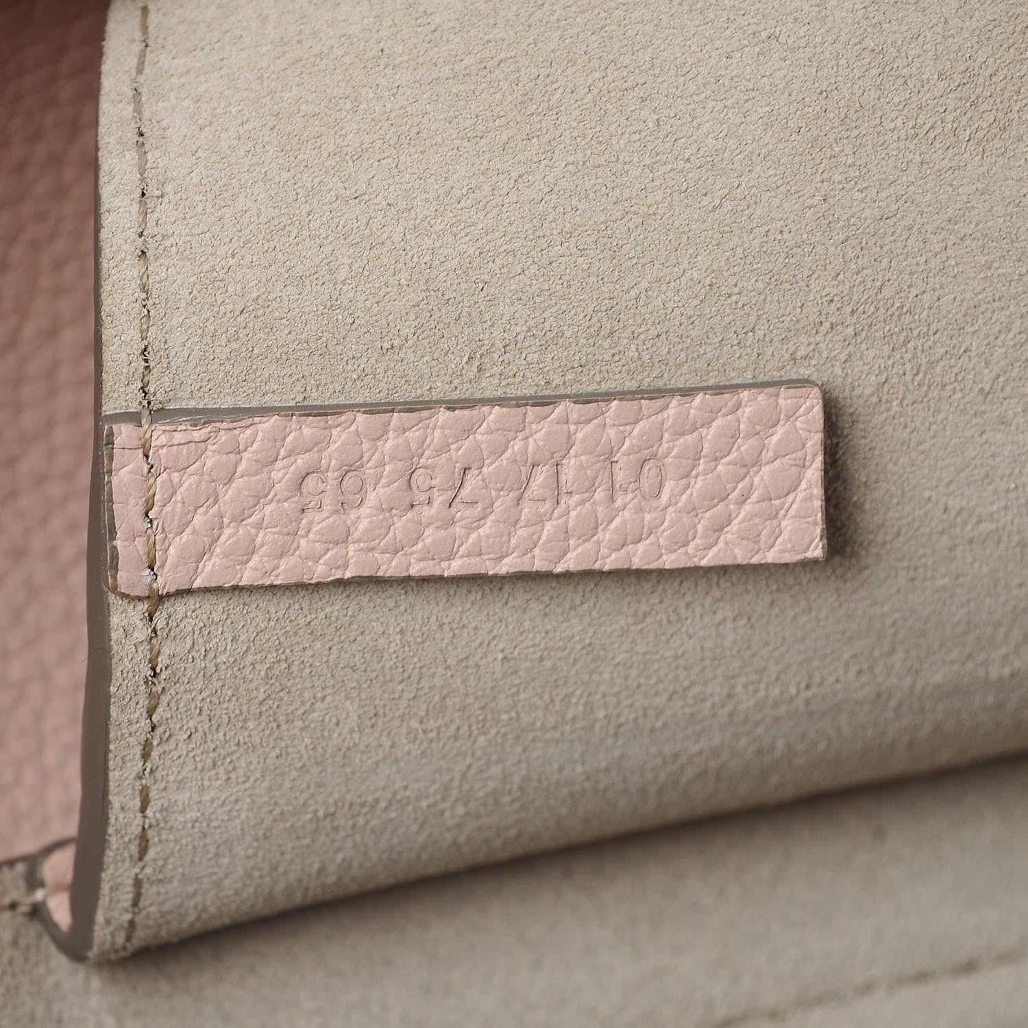 Chloe Calfskin Mini Faye Shoulder Bag Cement Pink 7 of 8